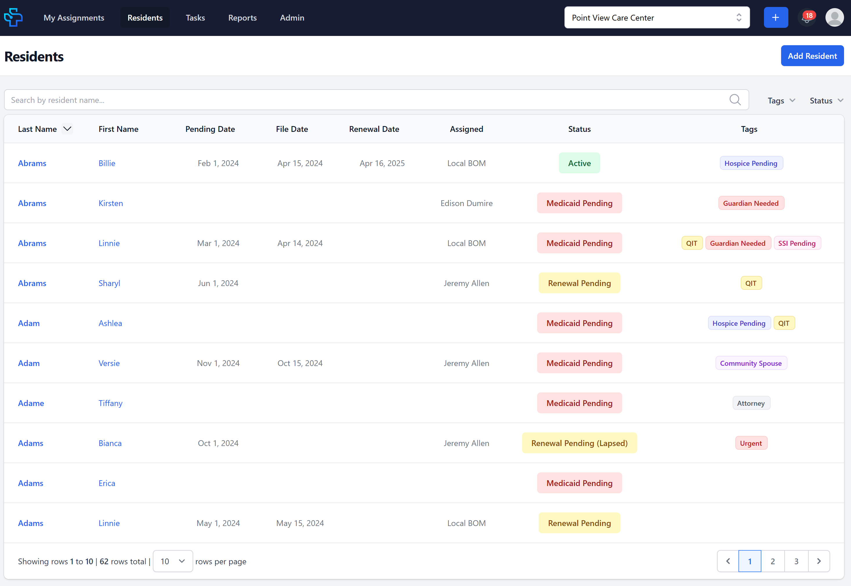 Eligibility Validation Screen